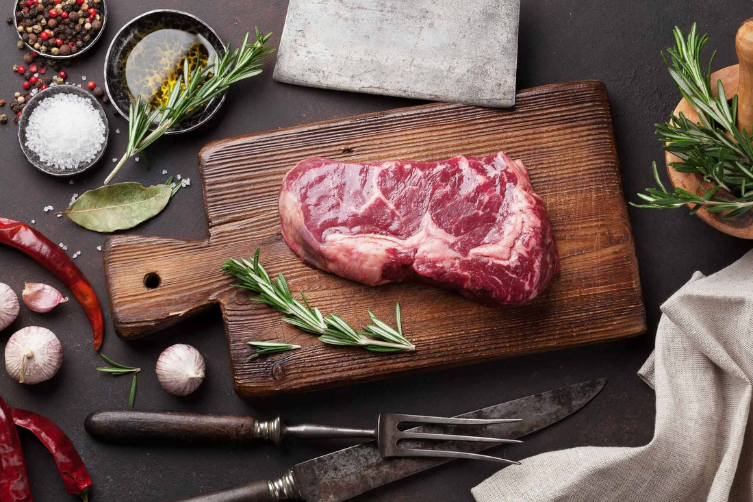 Halal Beef Ribeye Steak (1&quot; Thick) - WeGotMeat- Columbus Ohio Halal Meat Delivery