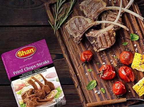 Shan Fried Chop Steaks Recipe Mix - WeGotMeat- Columbus Ohio Halal Meat Delivery