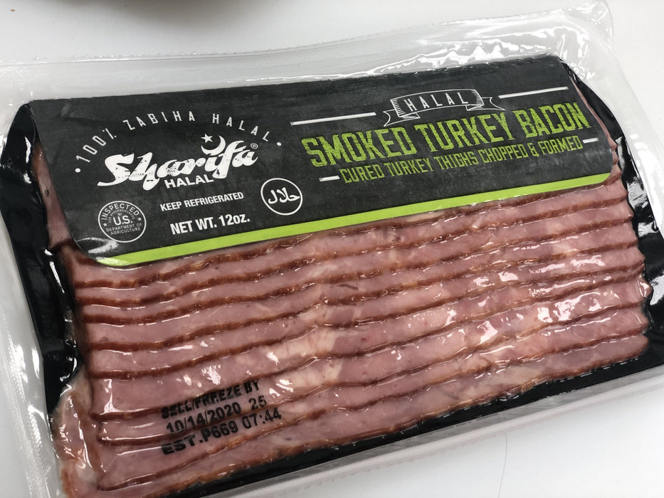 Sharifa Smoked Turkey Bacon - WeGotMeat- Columbus Ohio Halal Meat Delivery
