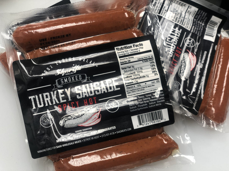 Halal Turkey Sausage