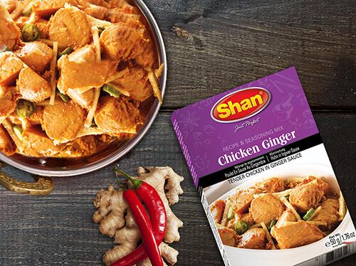 Shan Chicken Ginger Recipe Mix - WeGotMeat- Columbus Ohio Halal Meat Delivery